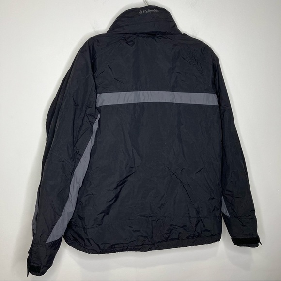 Columbia waterproof jacket black hood men’s size large casual outdoor gear - Picture 9 of 11